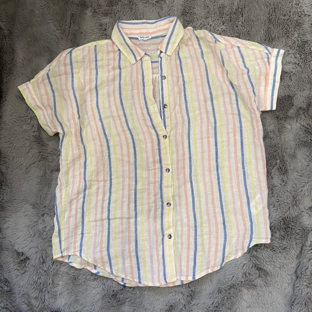 Splendid Linen Button Down